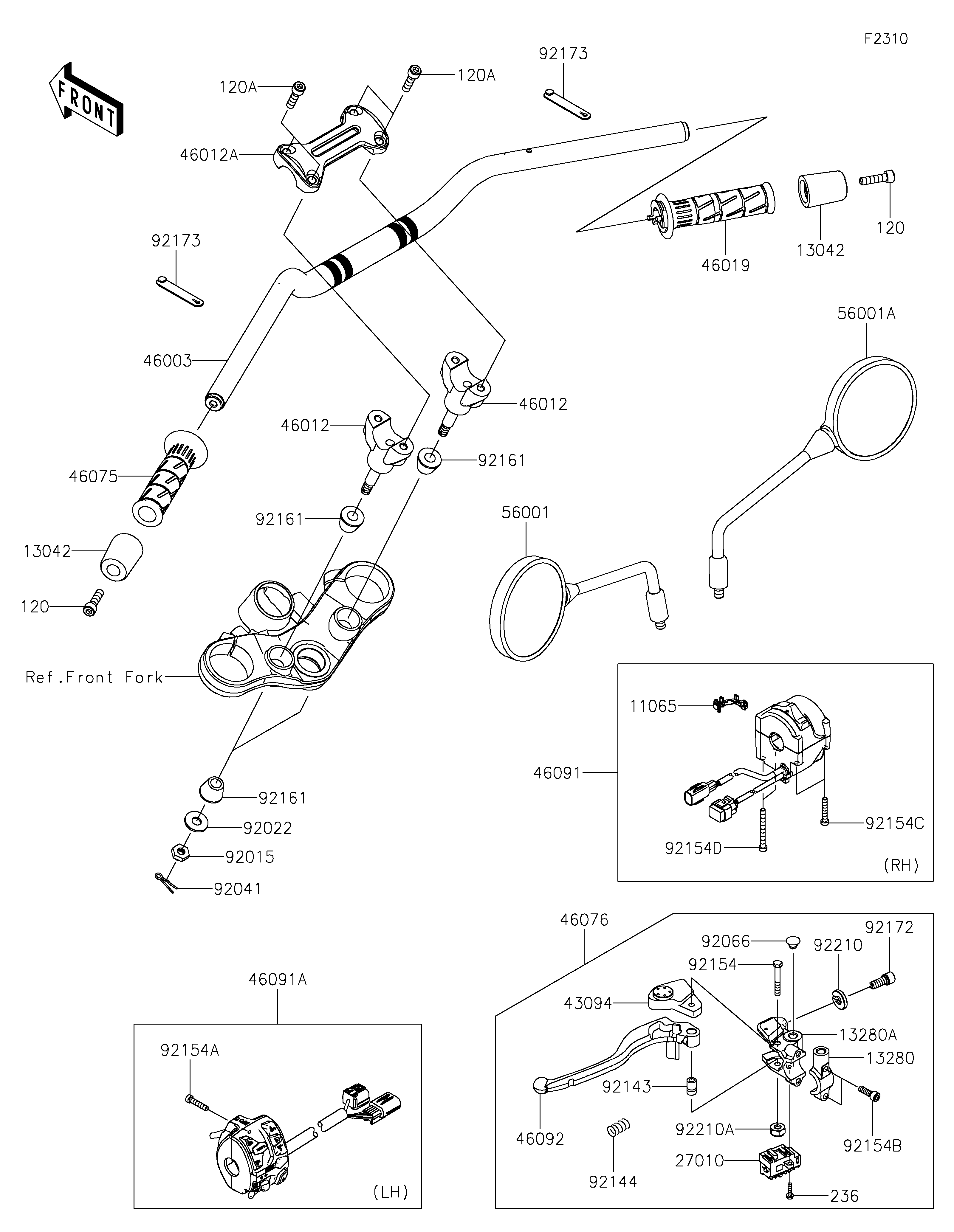Handlebar Despieces
