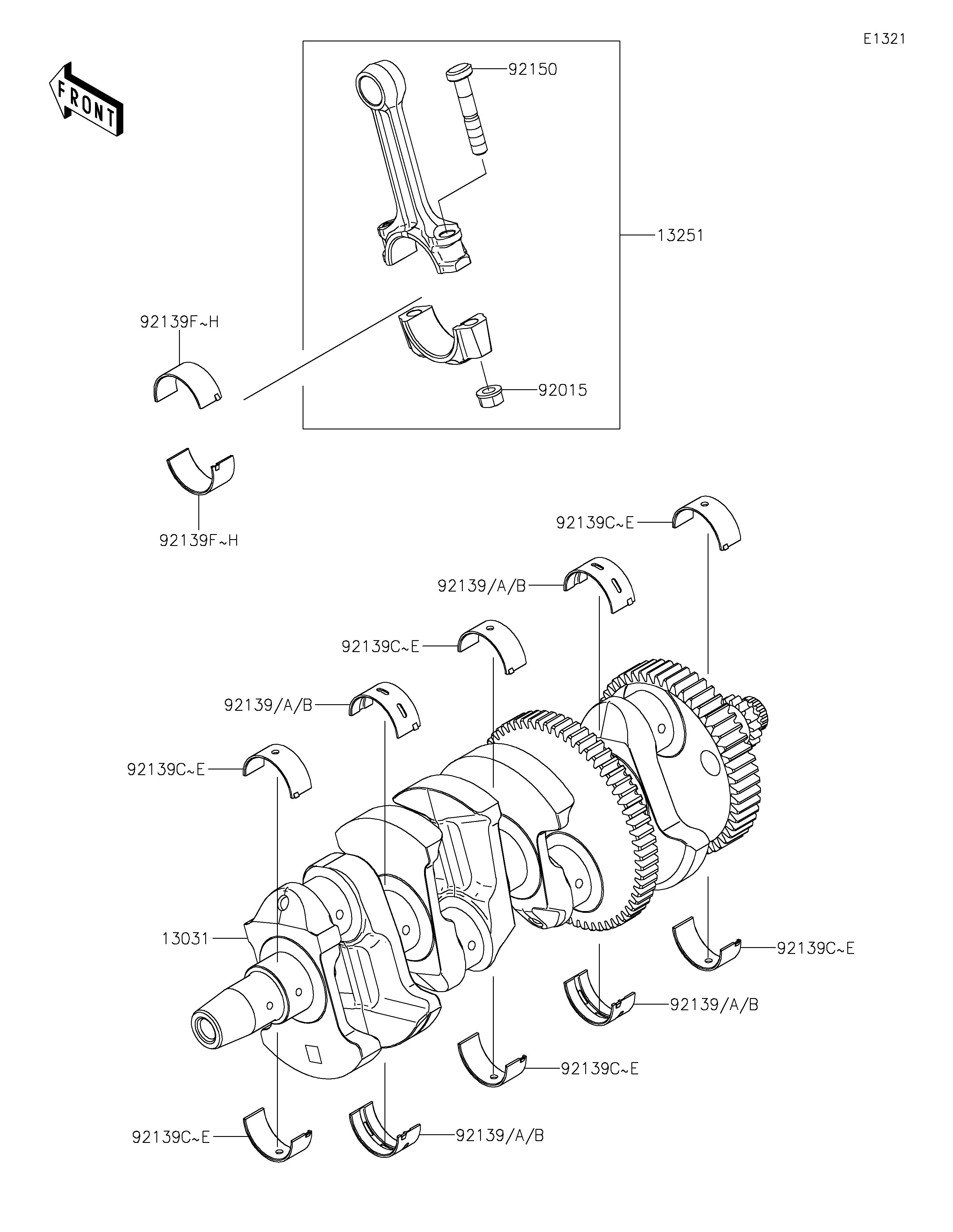 Crankshaft 爆炸图