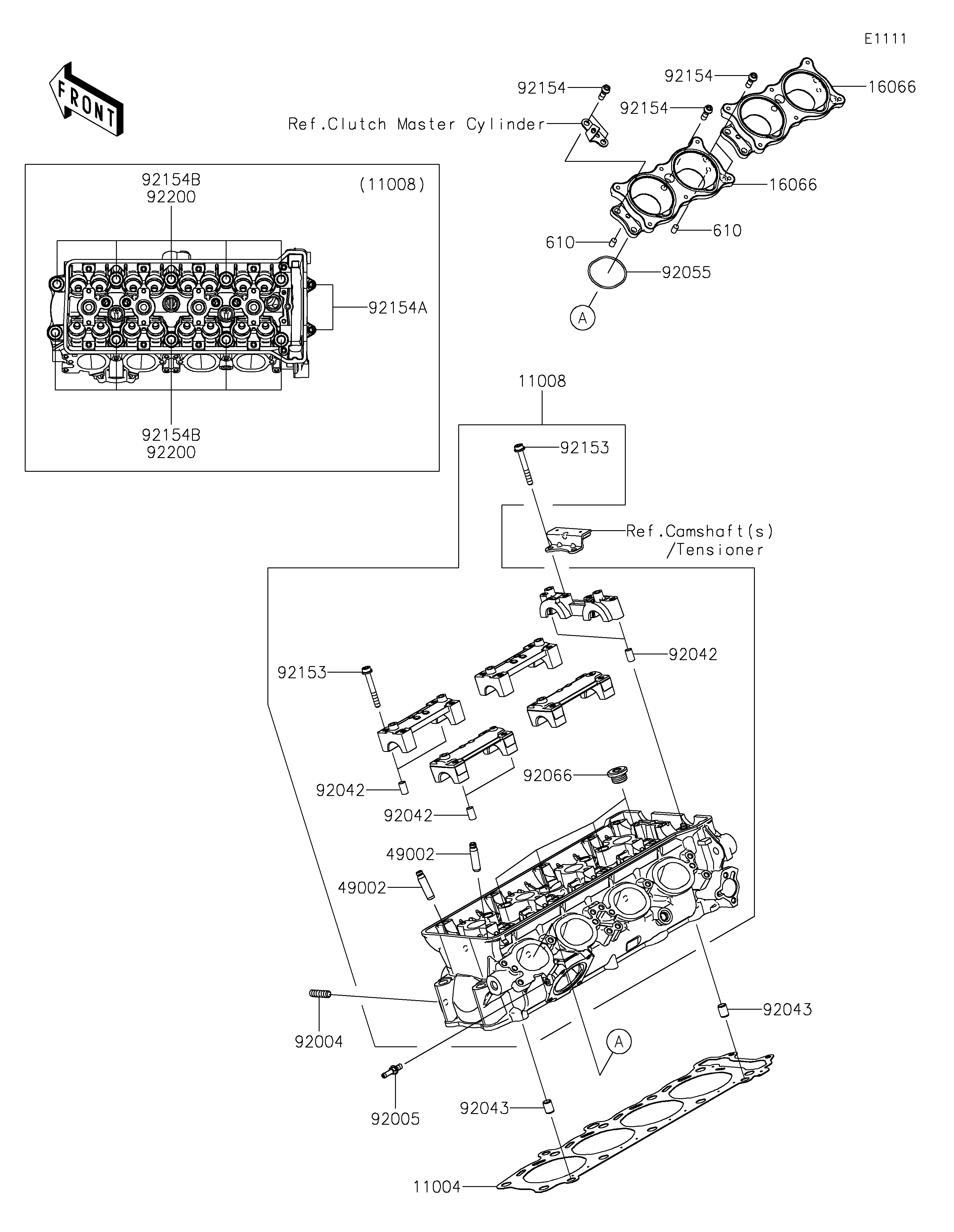 Cylinder Head Diagram terurai