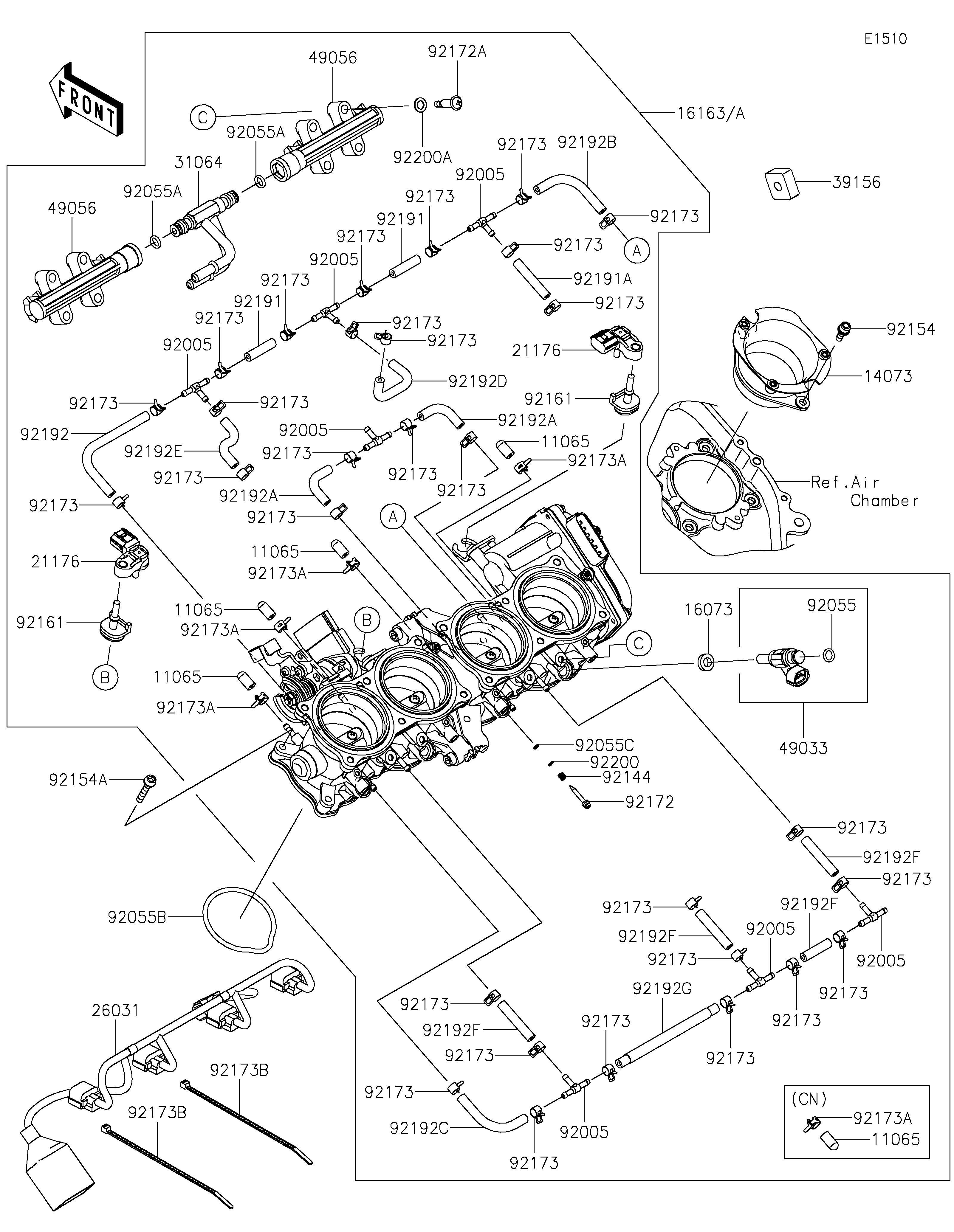 Throttle Exploded diagrams