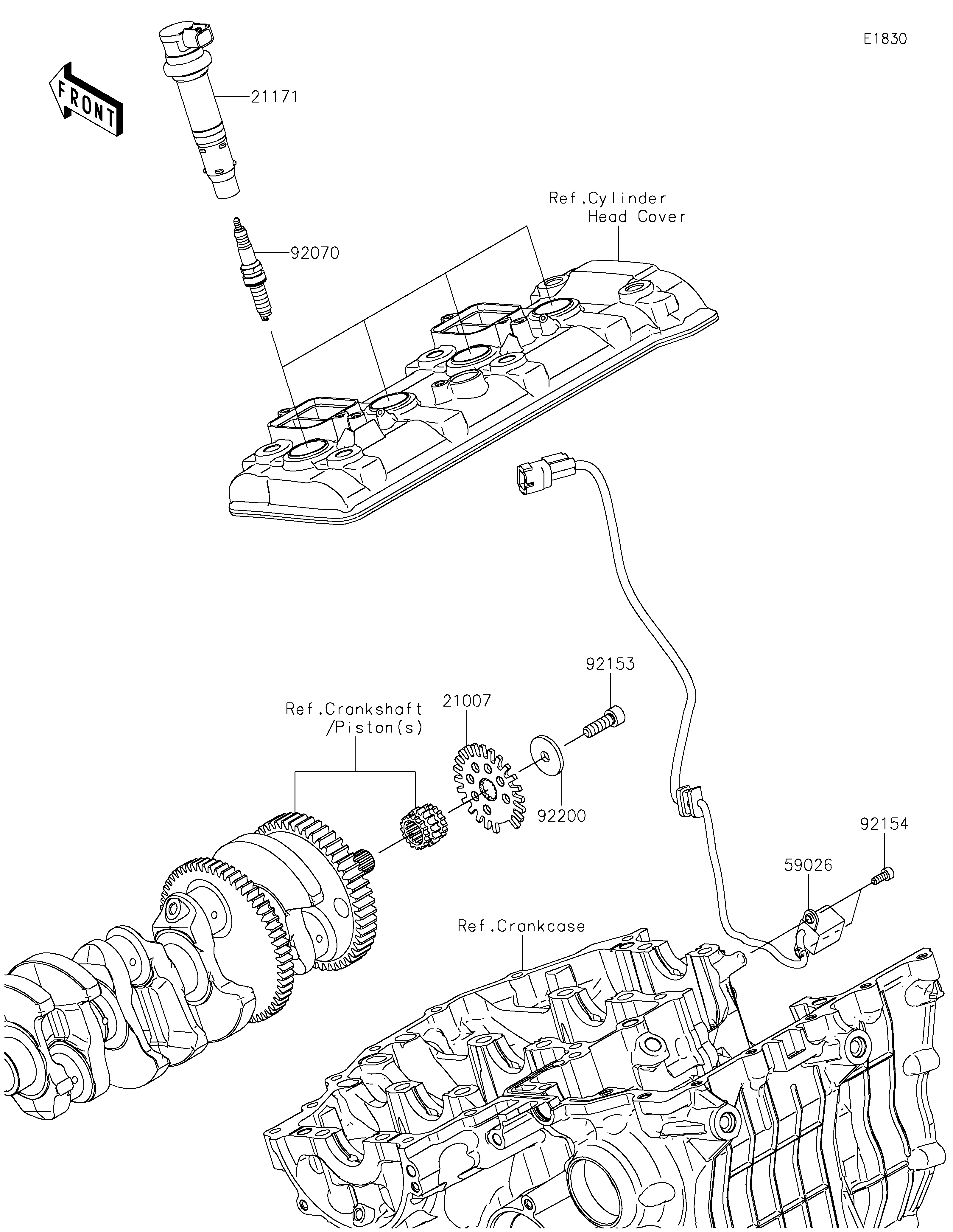 Ignition System ภาพแยกชิ้นส่วน