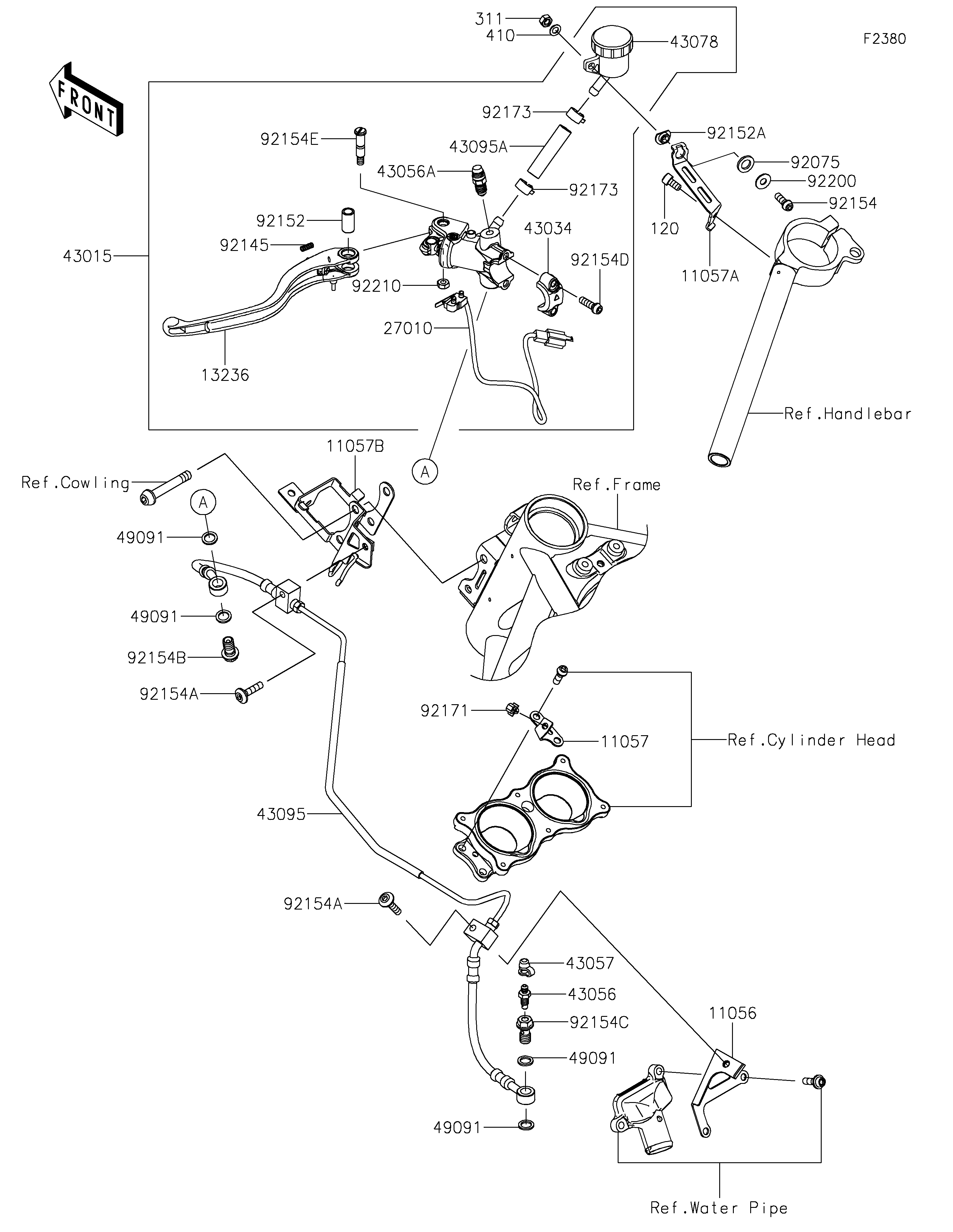 Clutch Master Cylinder 爆炸图