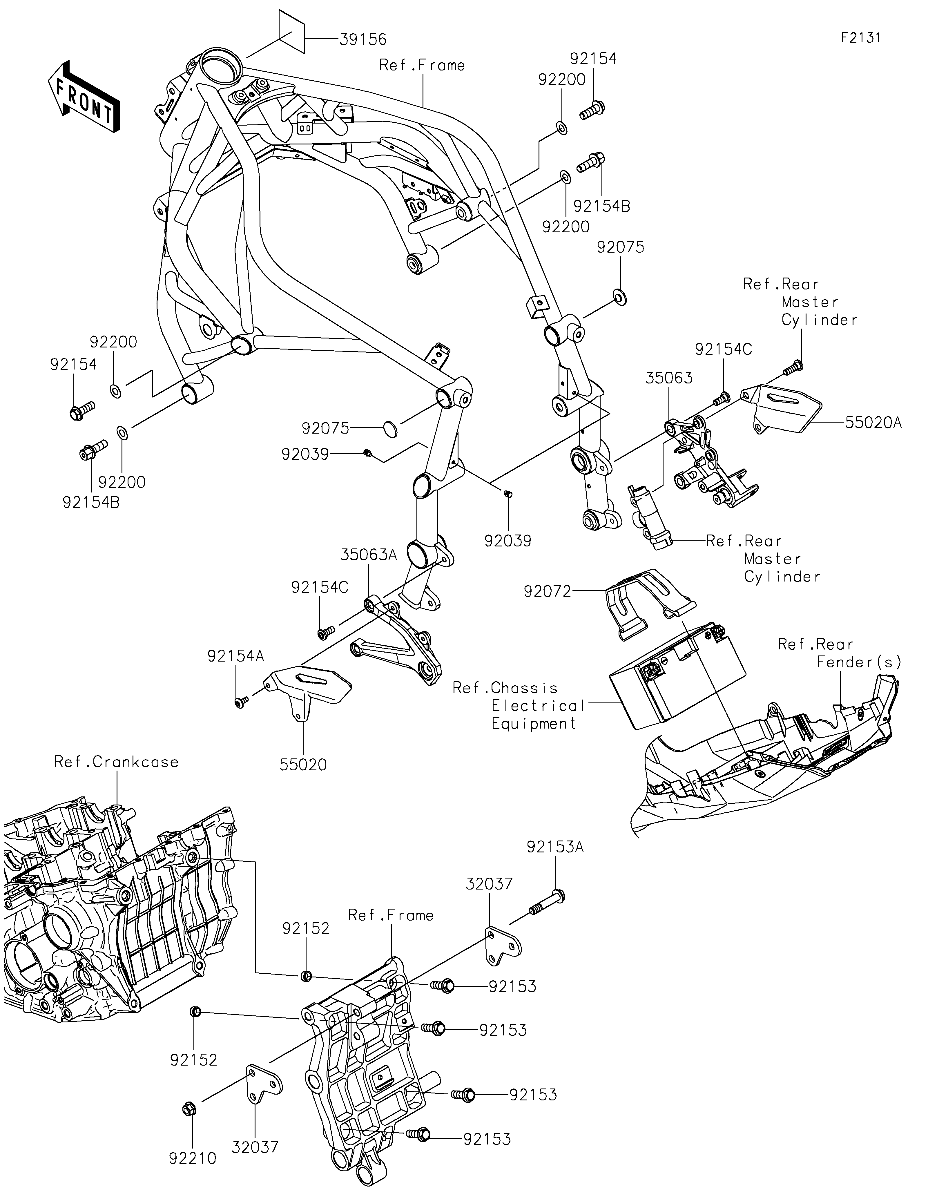 Frame Fittings Exploded diagrams