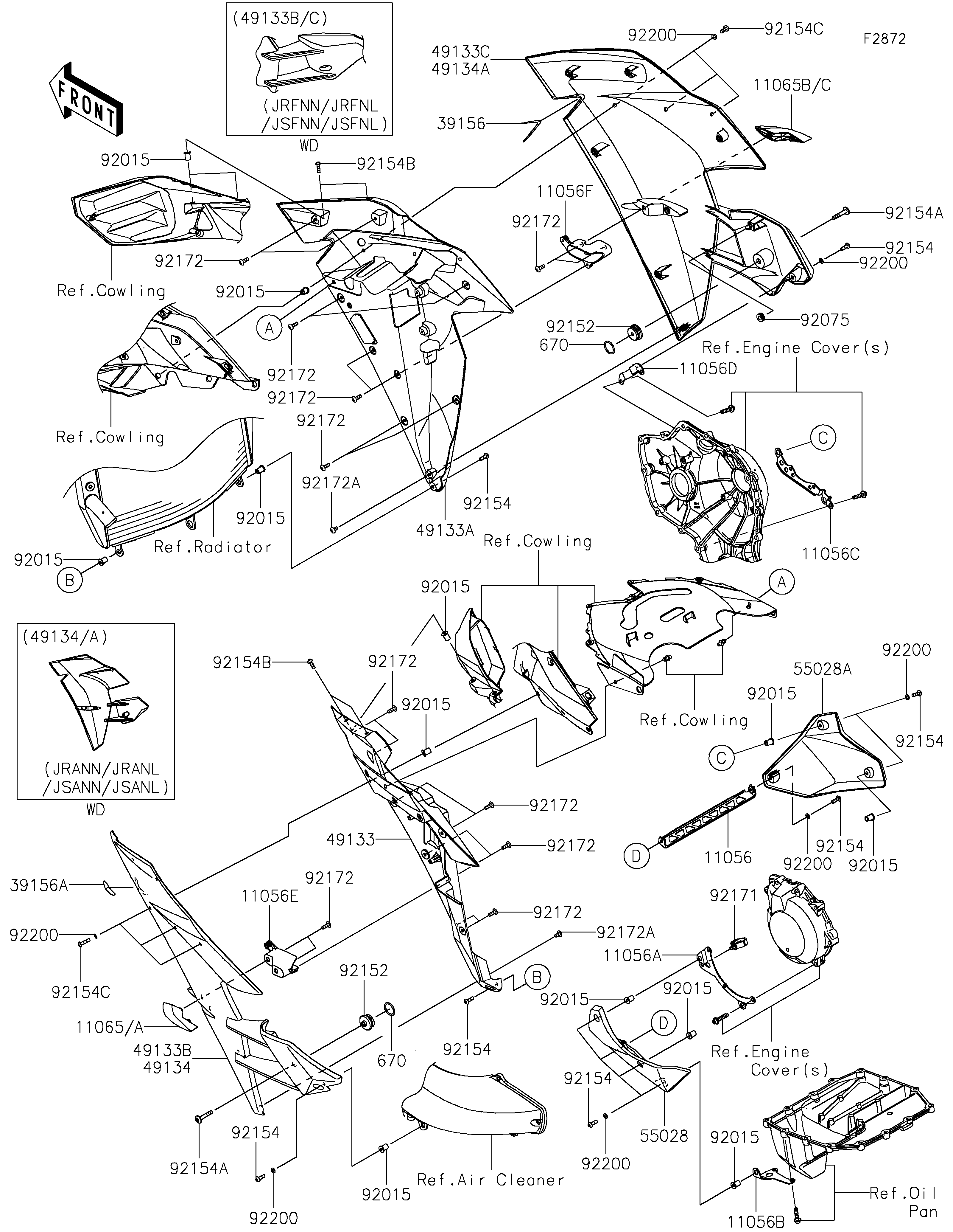 Cowling Lowers Despieces