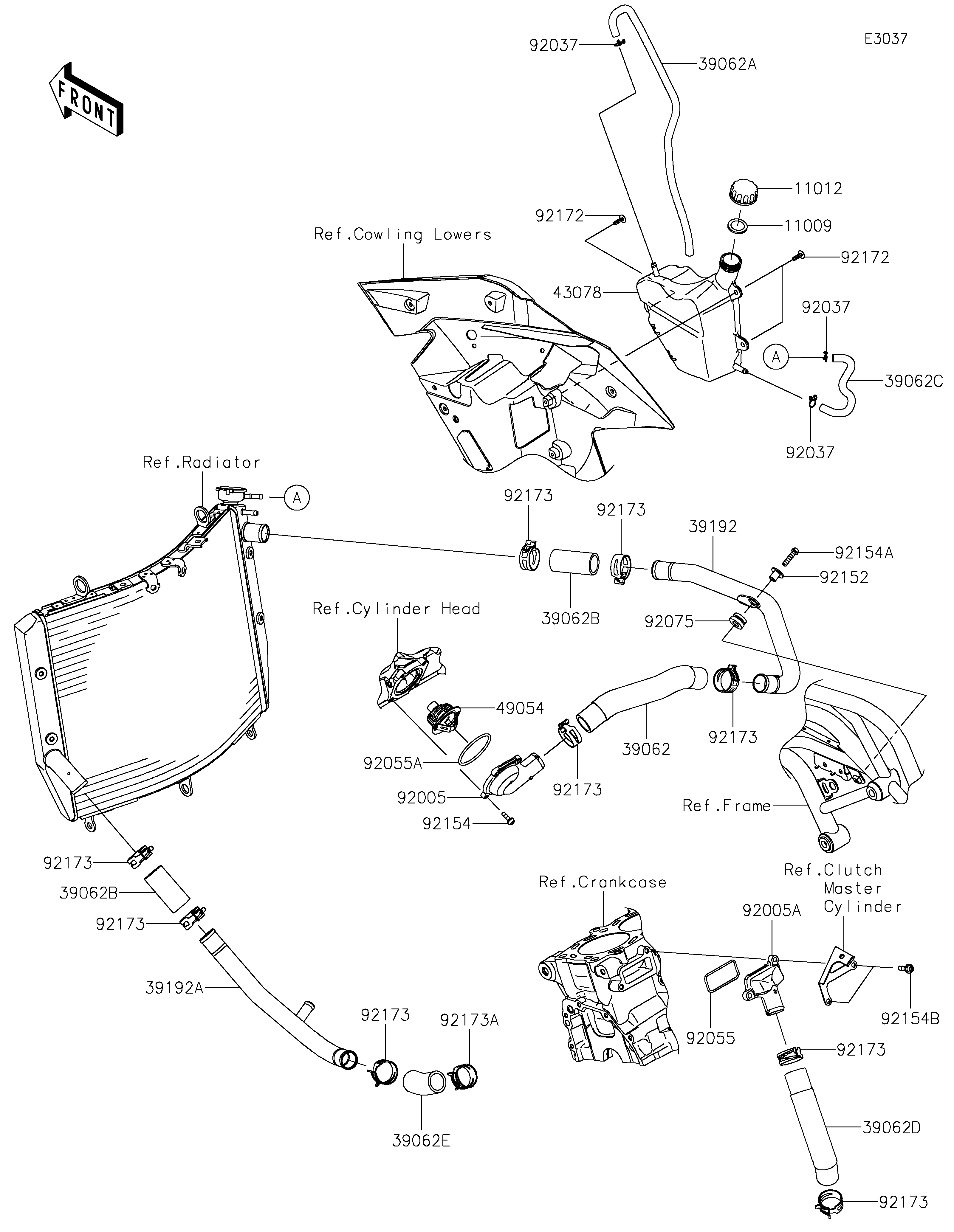 Water Pipe Diagram terurai