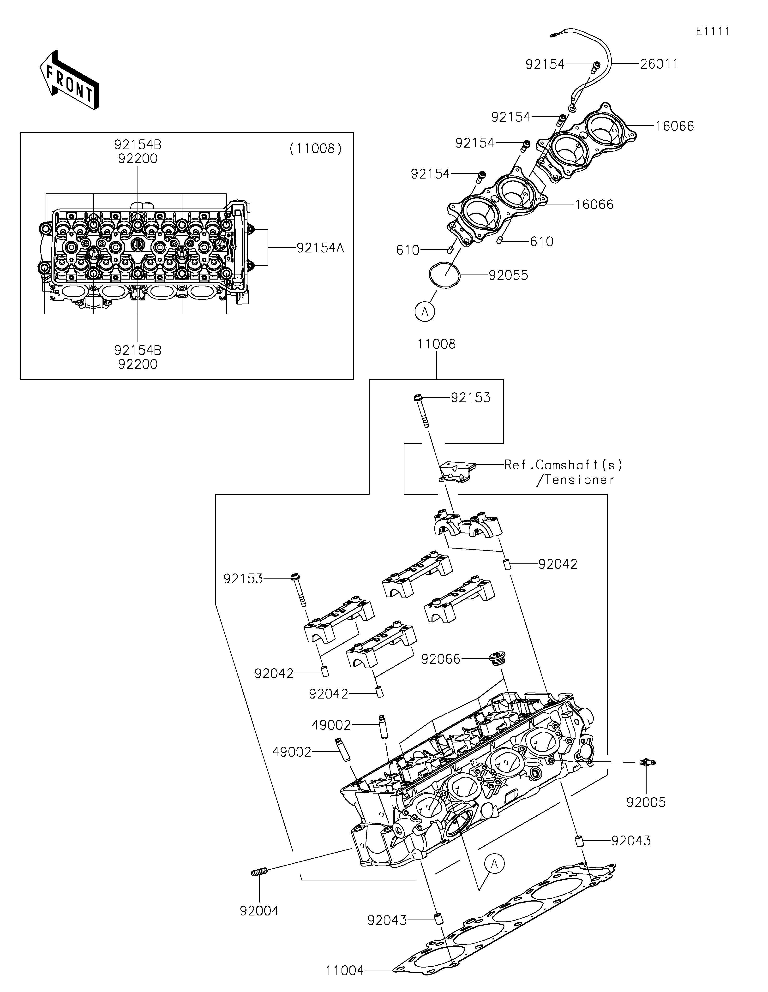 Cylinder Head Diagram terurai