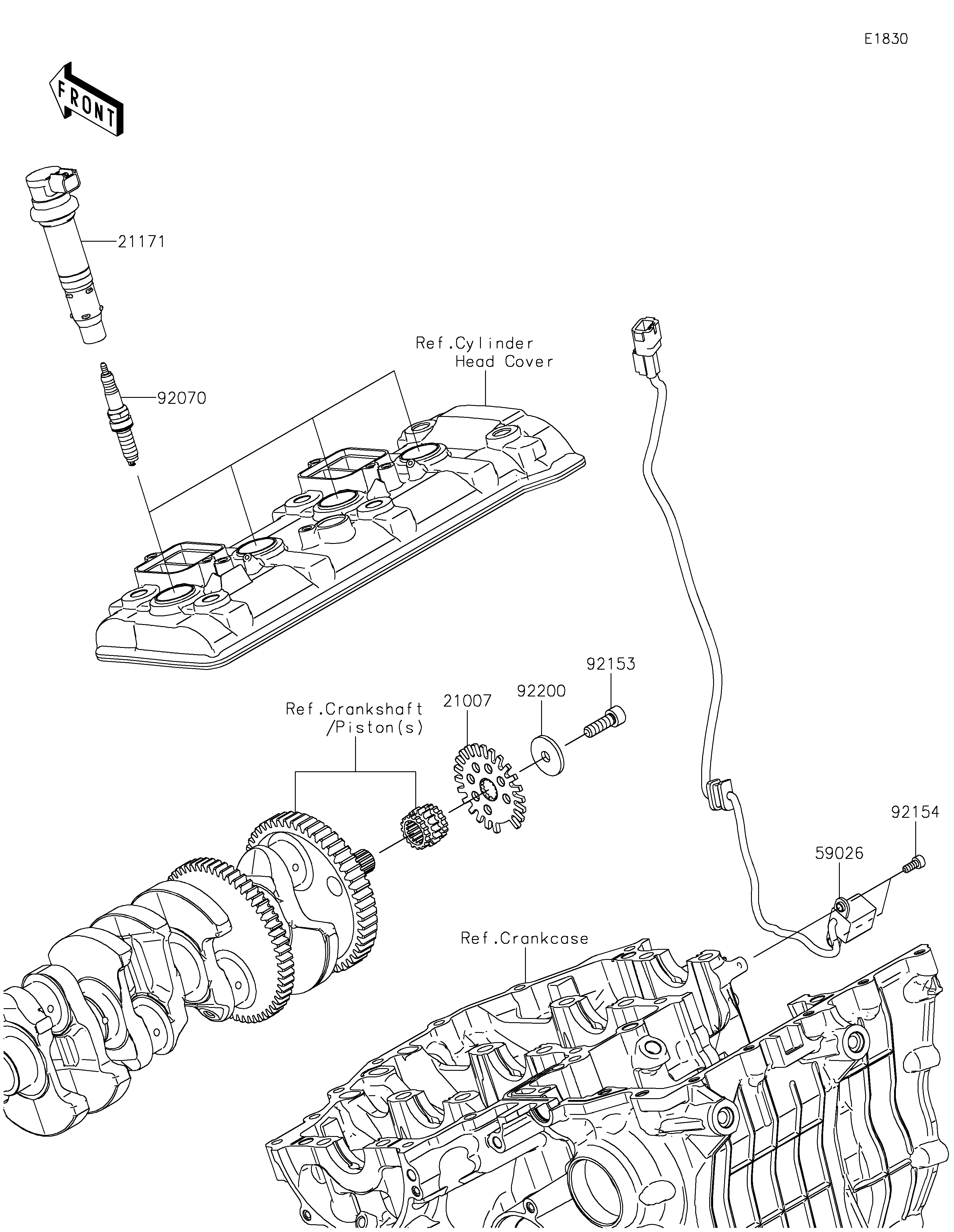 Ignition System ภาพแยกชิ้นส่วน
