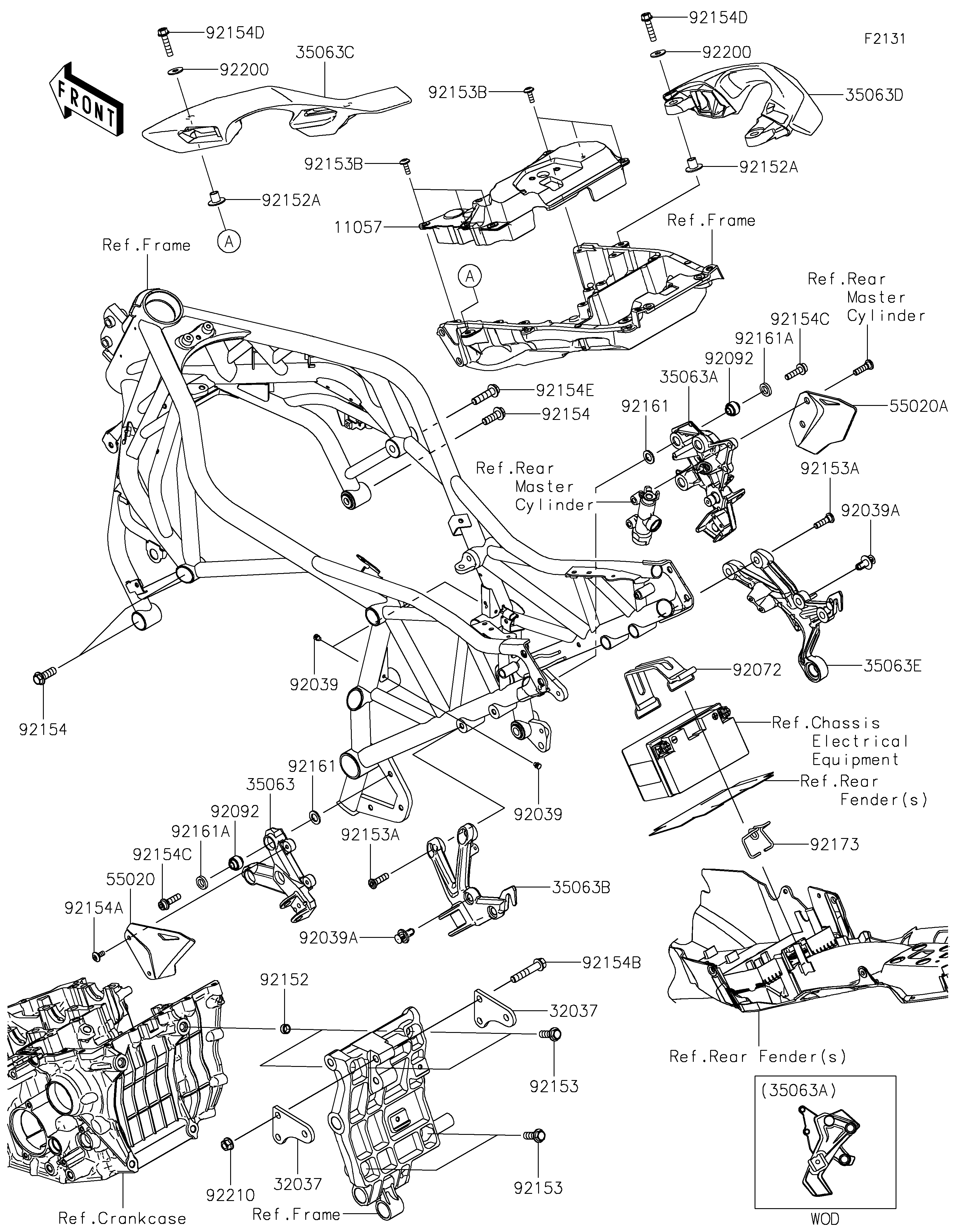 Frame Fittings ภาพแยกชิ้นส่วน