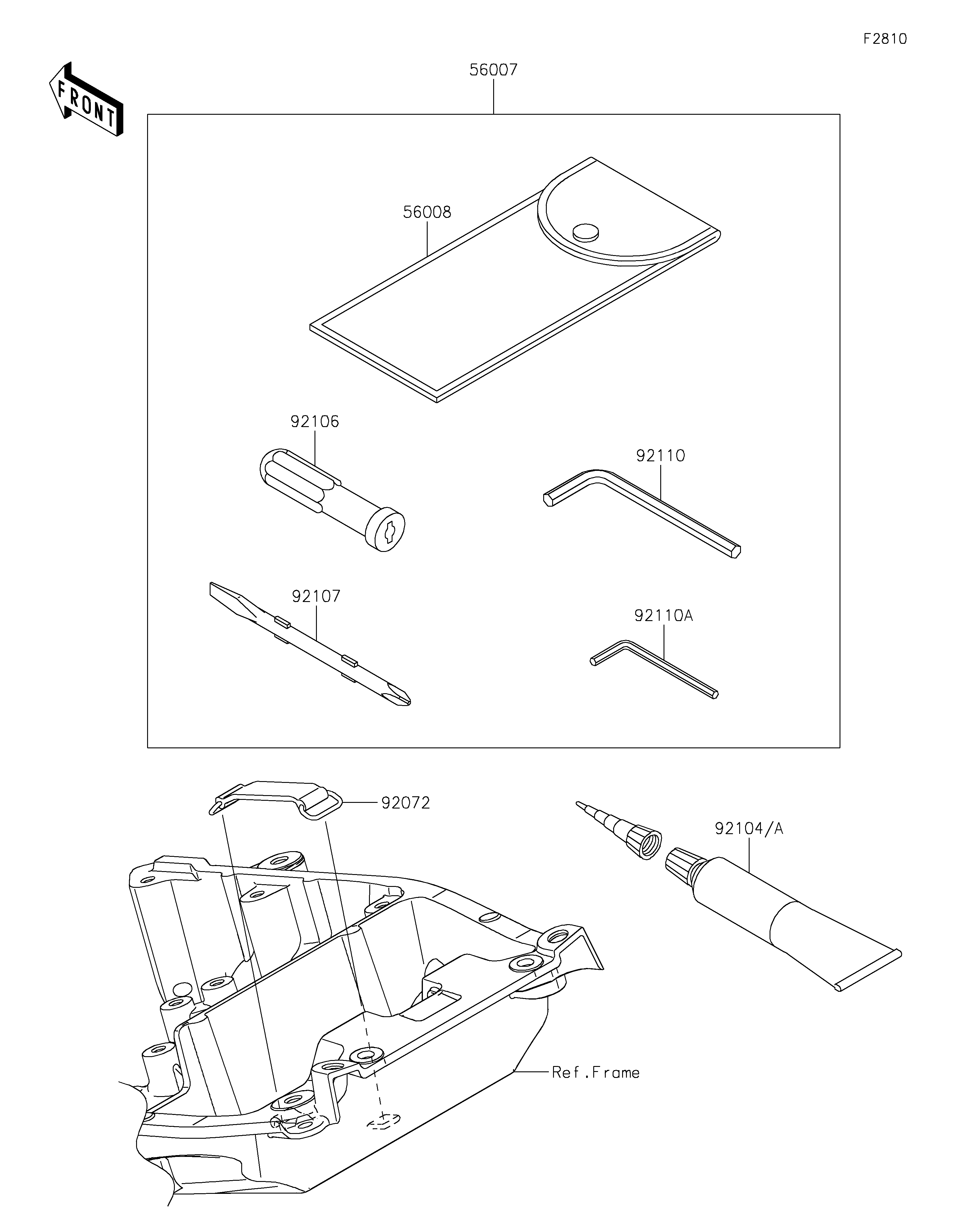 Owner's Tools Sơ đồ tách chi tiết