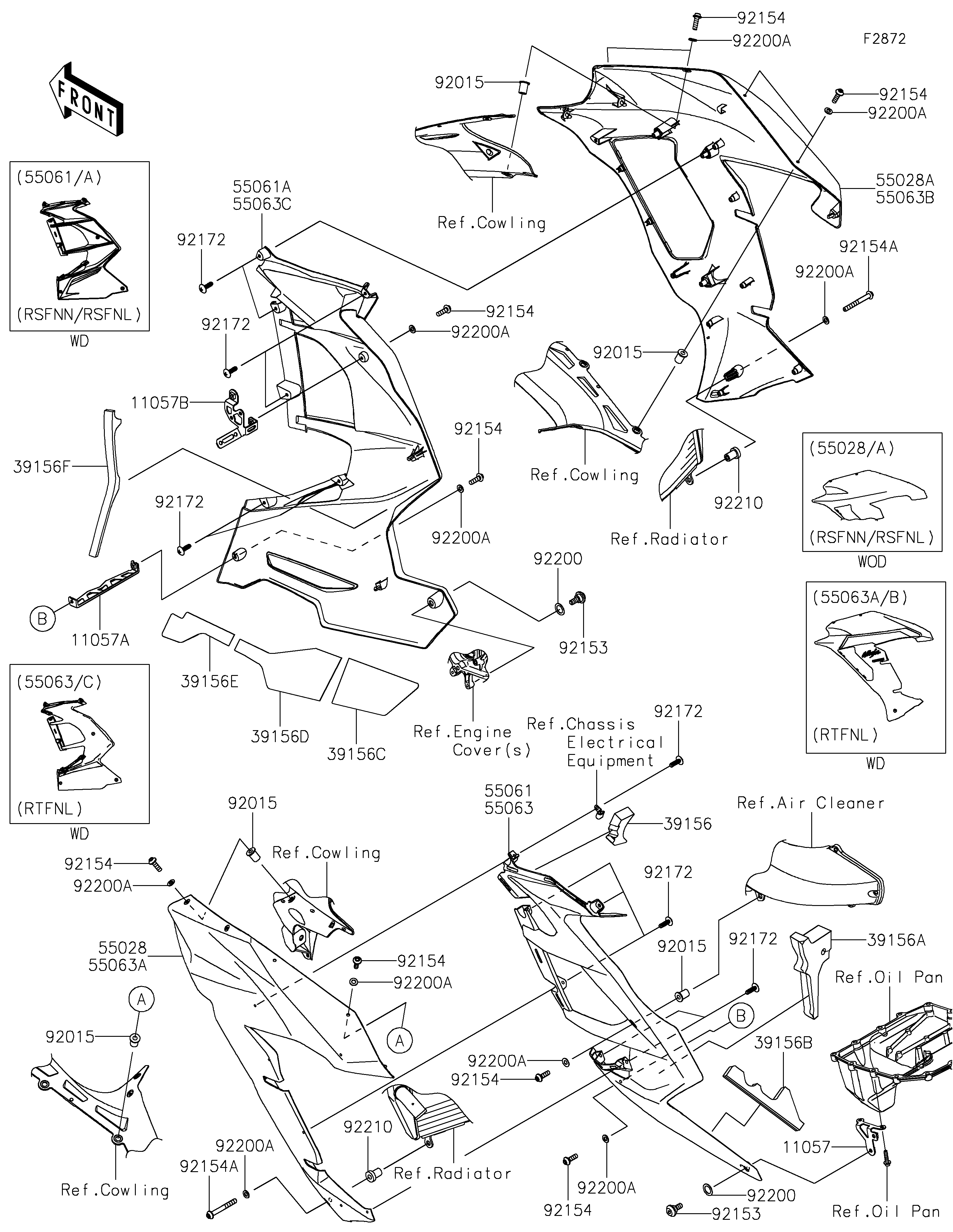 Cowling Lowers Despieces