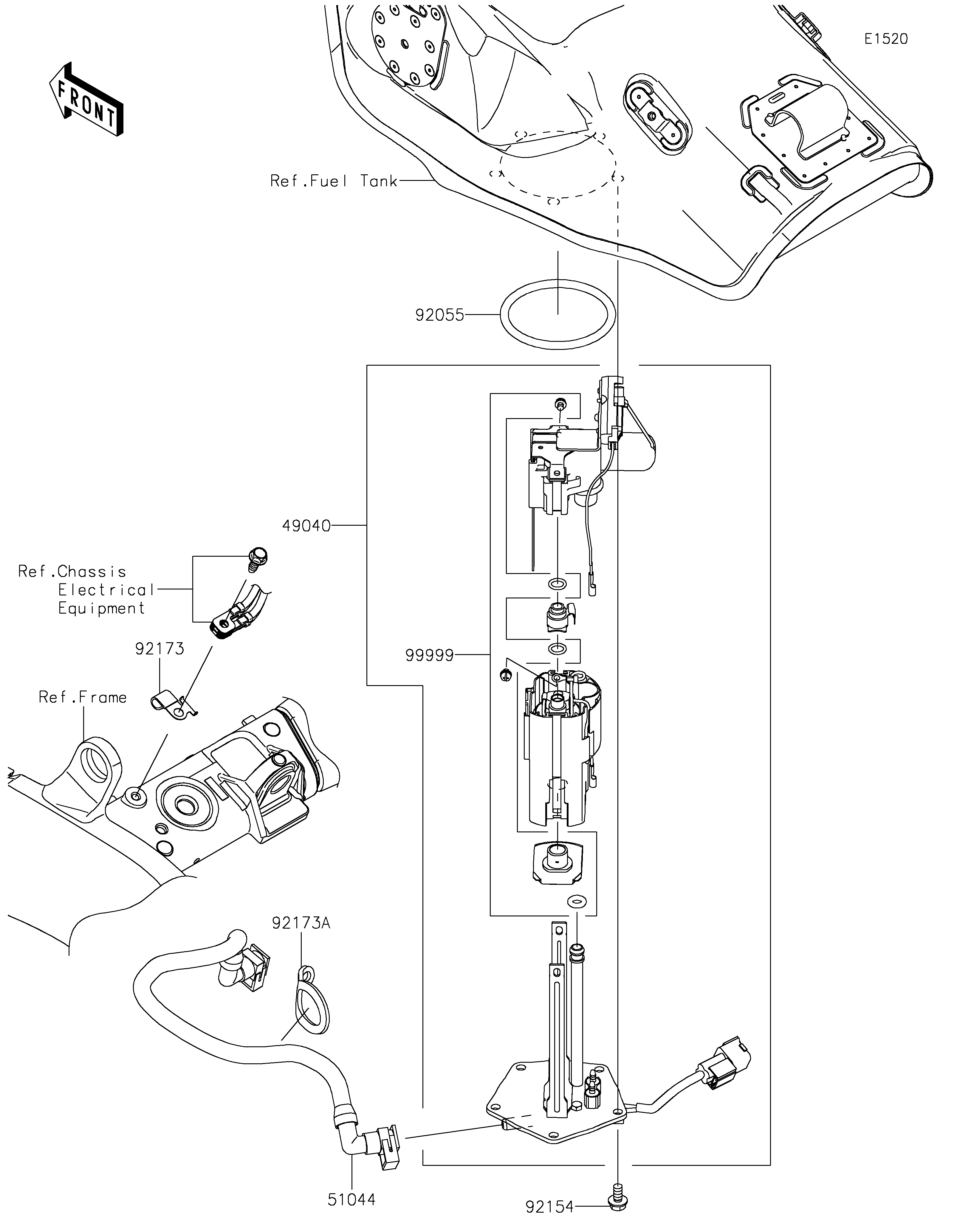 Fuel Pump ภาพแยกชิ้นส่วน