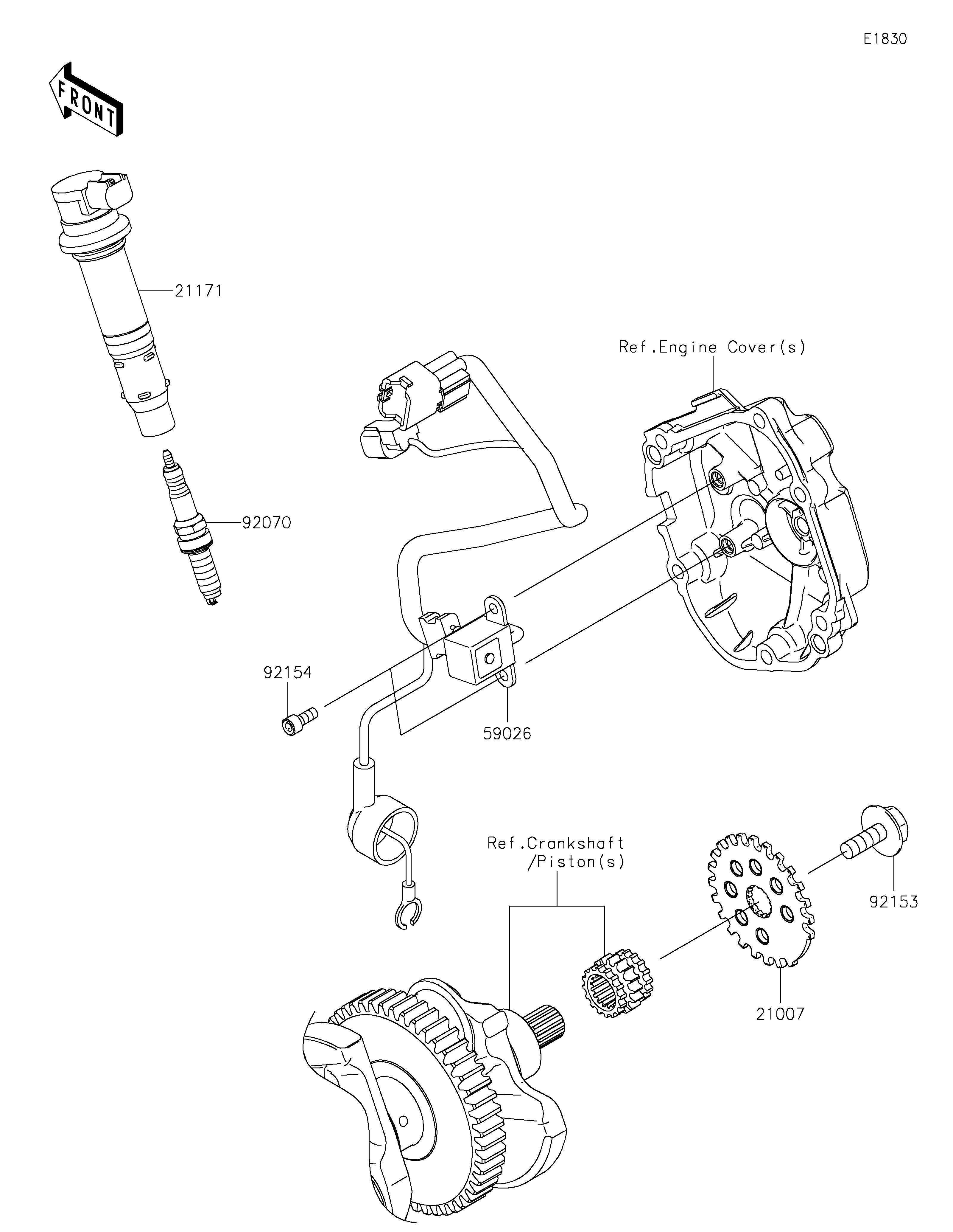Ignition System ภาพแยกชิ้นส่วน