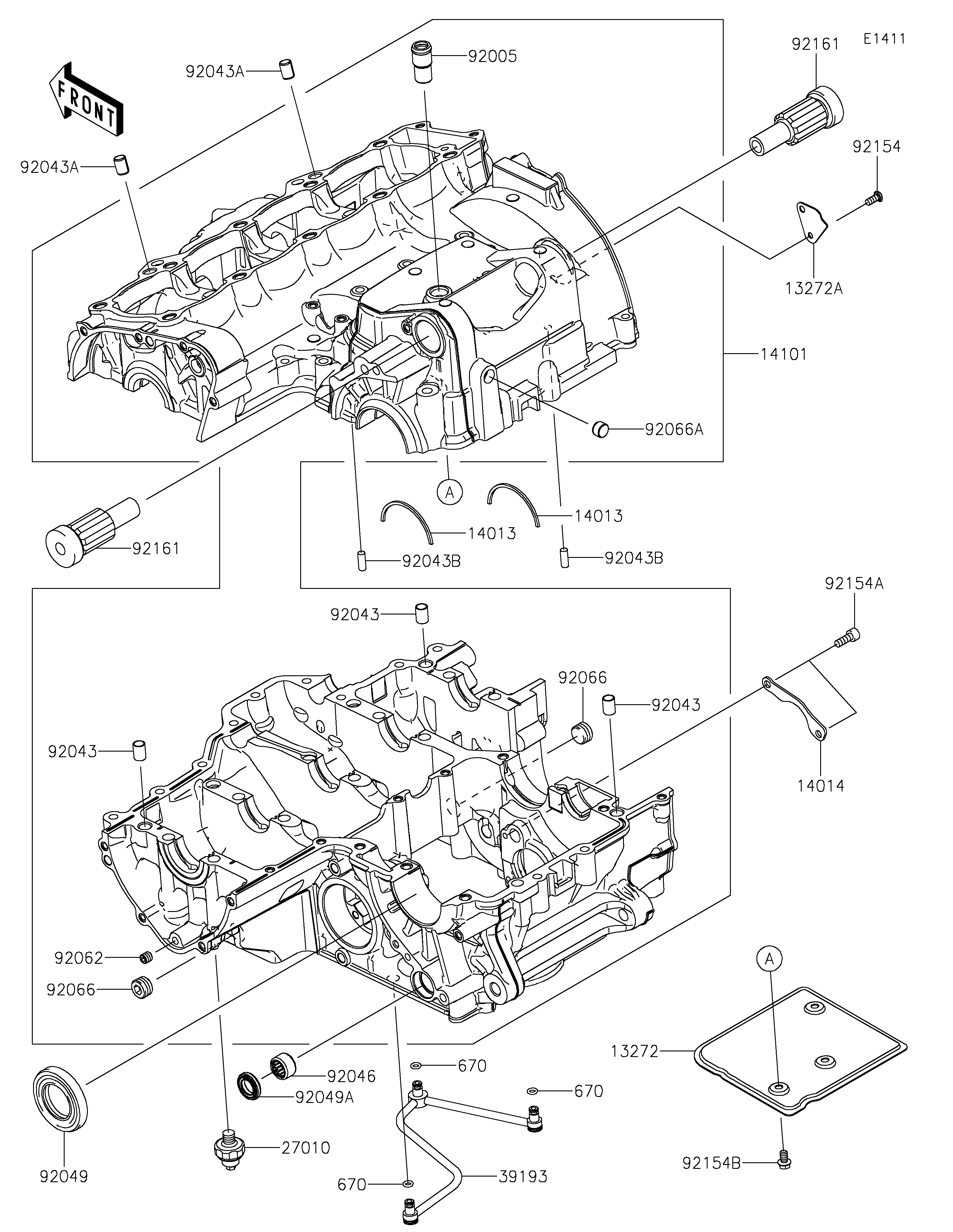 Crankcase Despieces