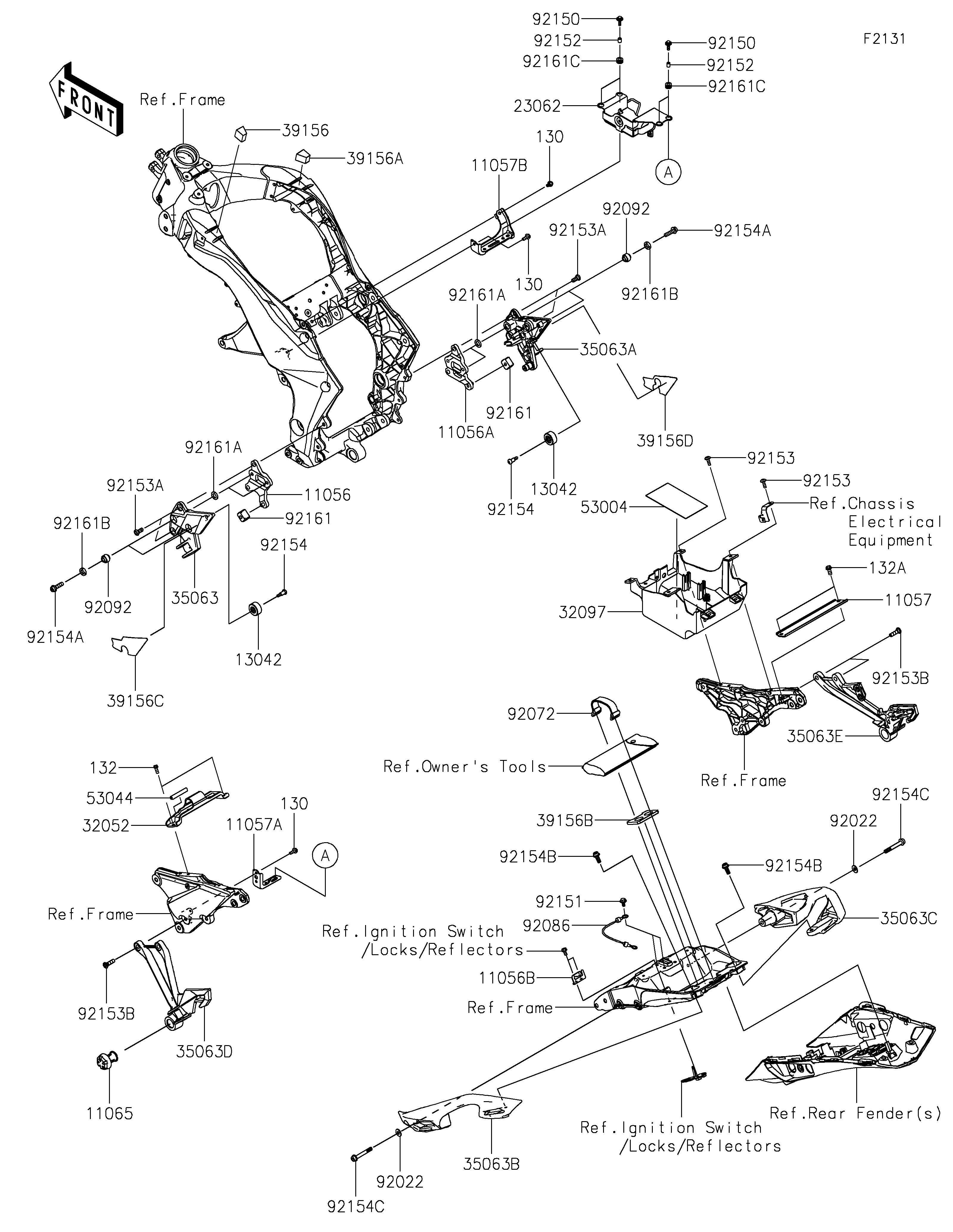 Frame Fittings ภาพแยกชิ้นส่วน