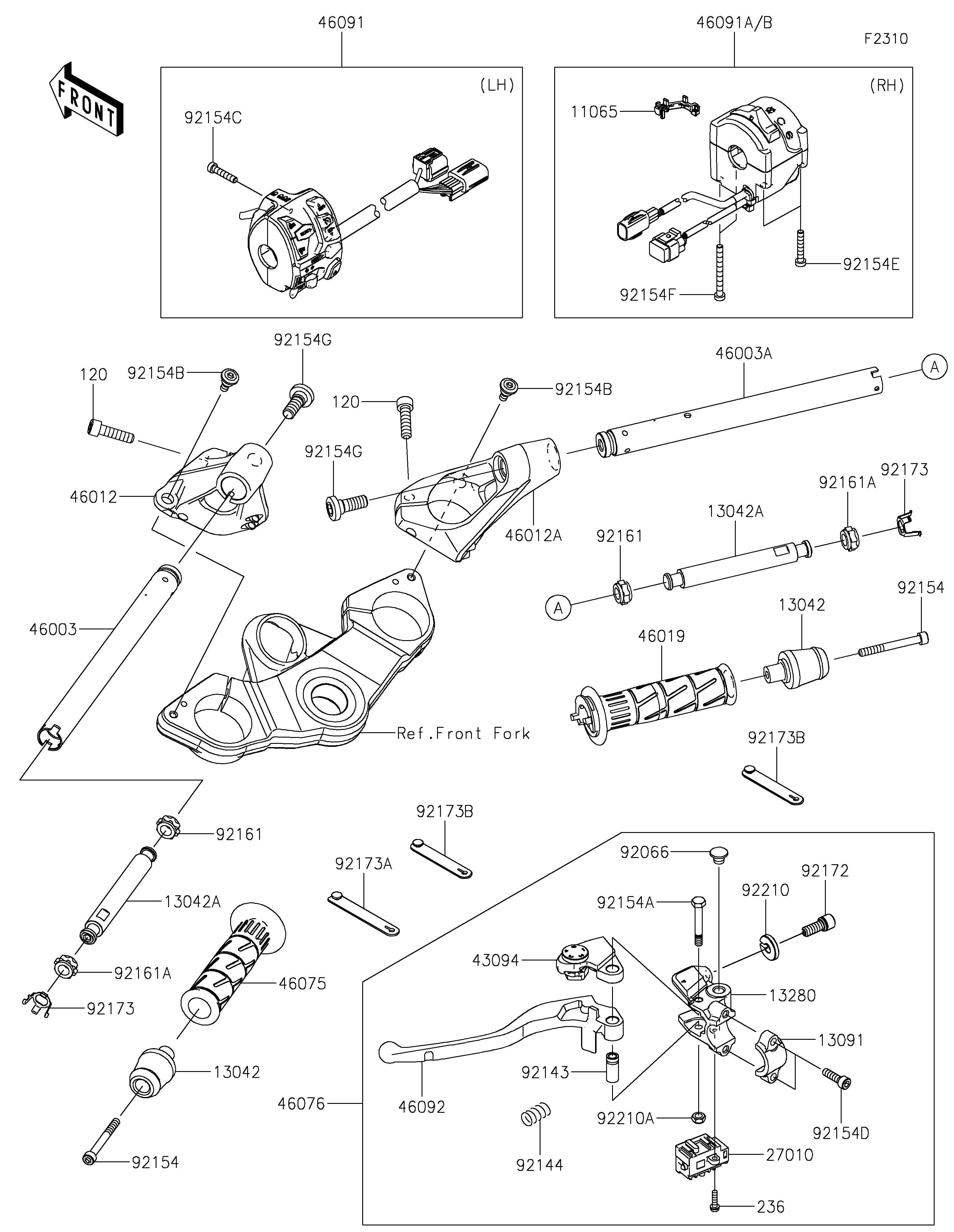 Handlebar Despieces