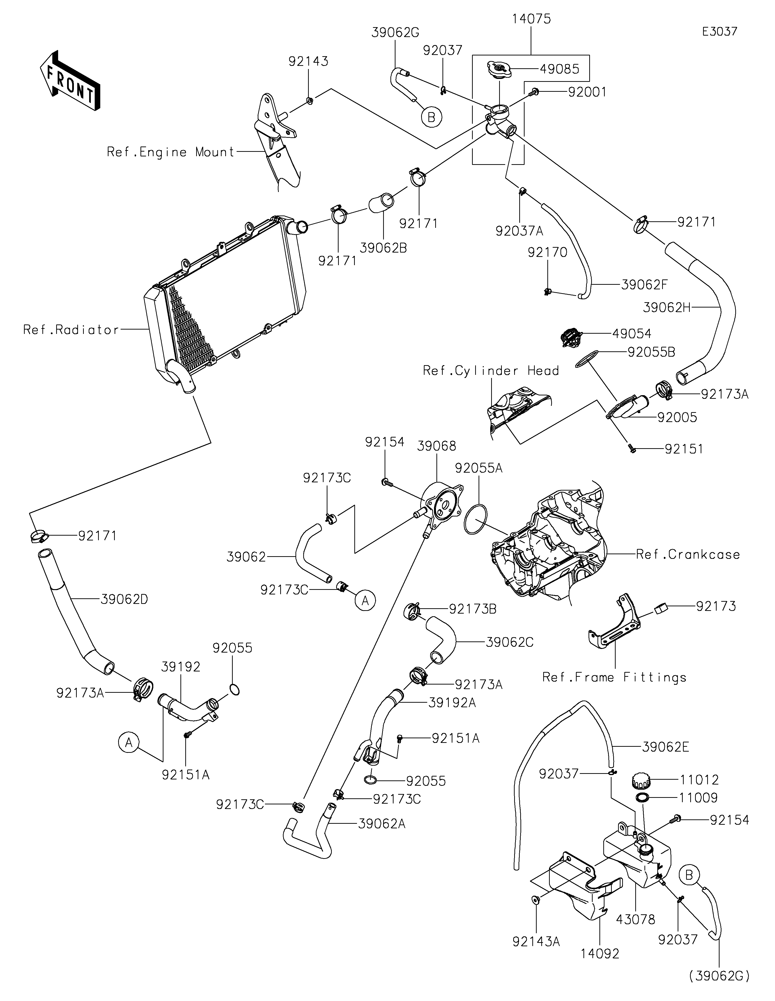 Water Pipe Exploded diagrams