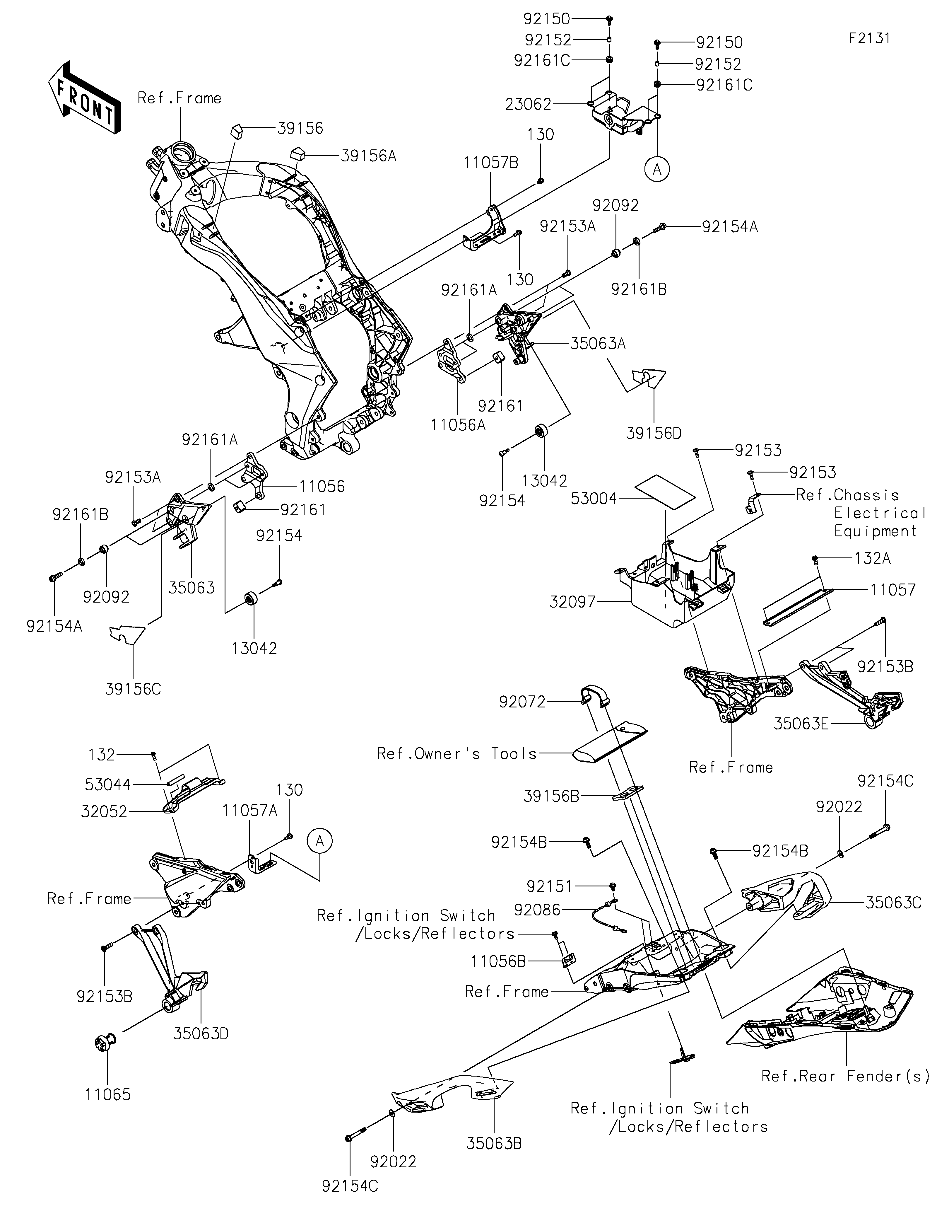 Frame Fittings ภาพแยกชิ้นส่วน