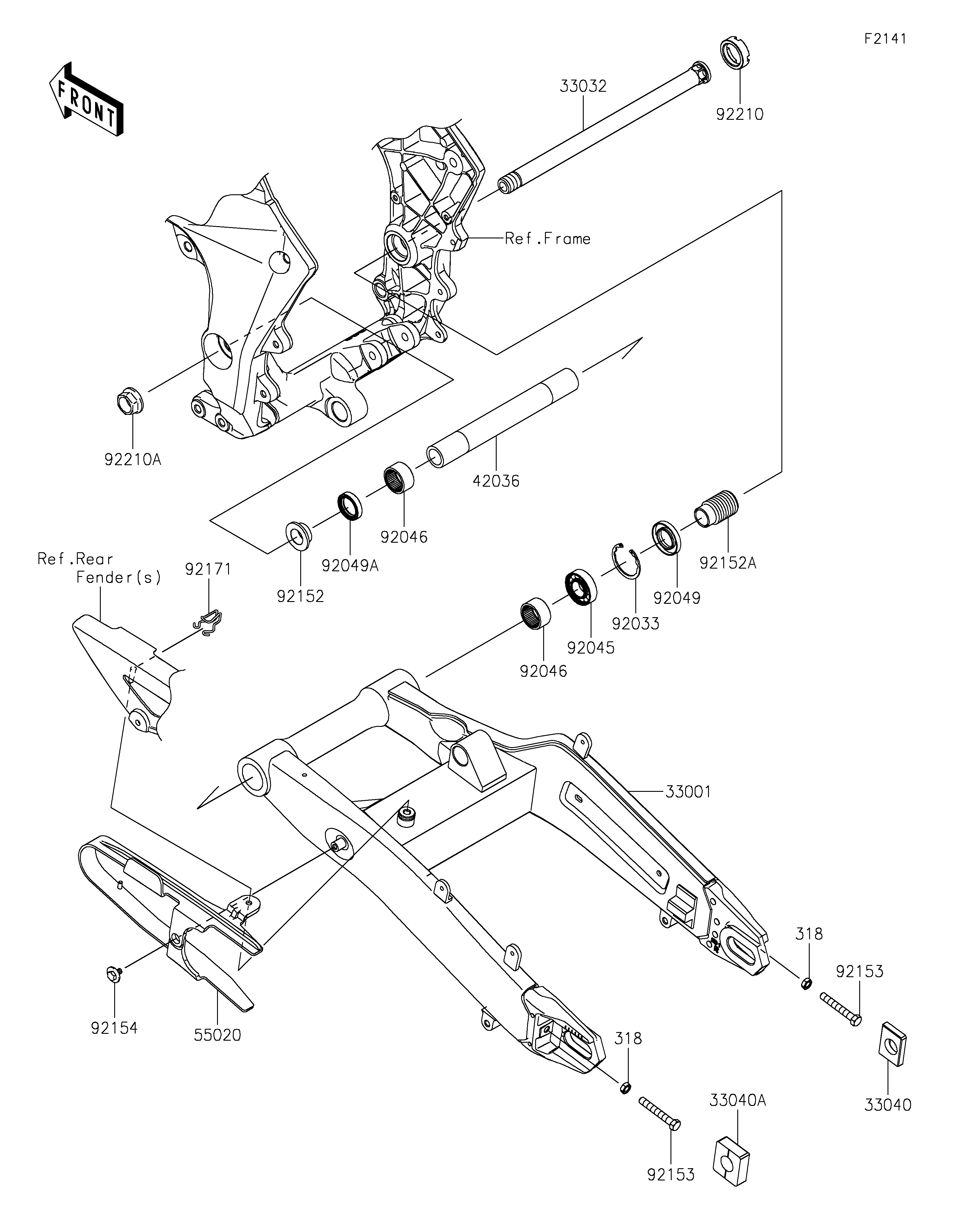 Swingarm Despieces