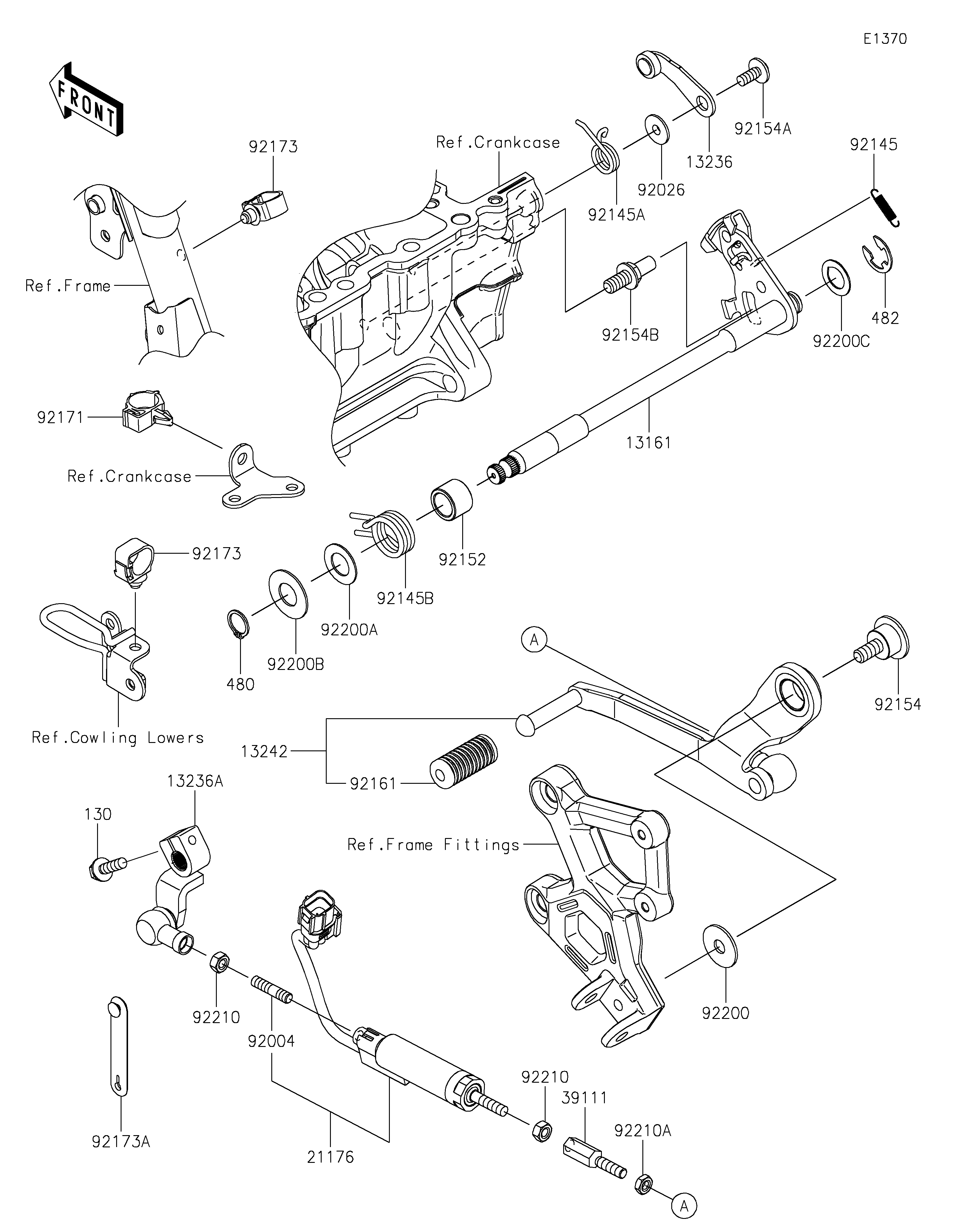 Gear Change Mechanism 爆炸图