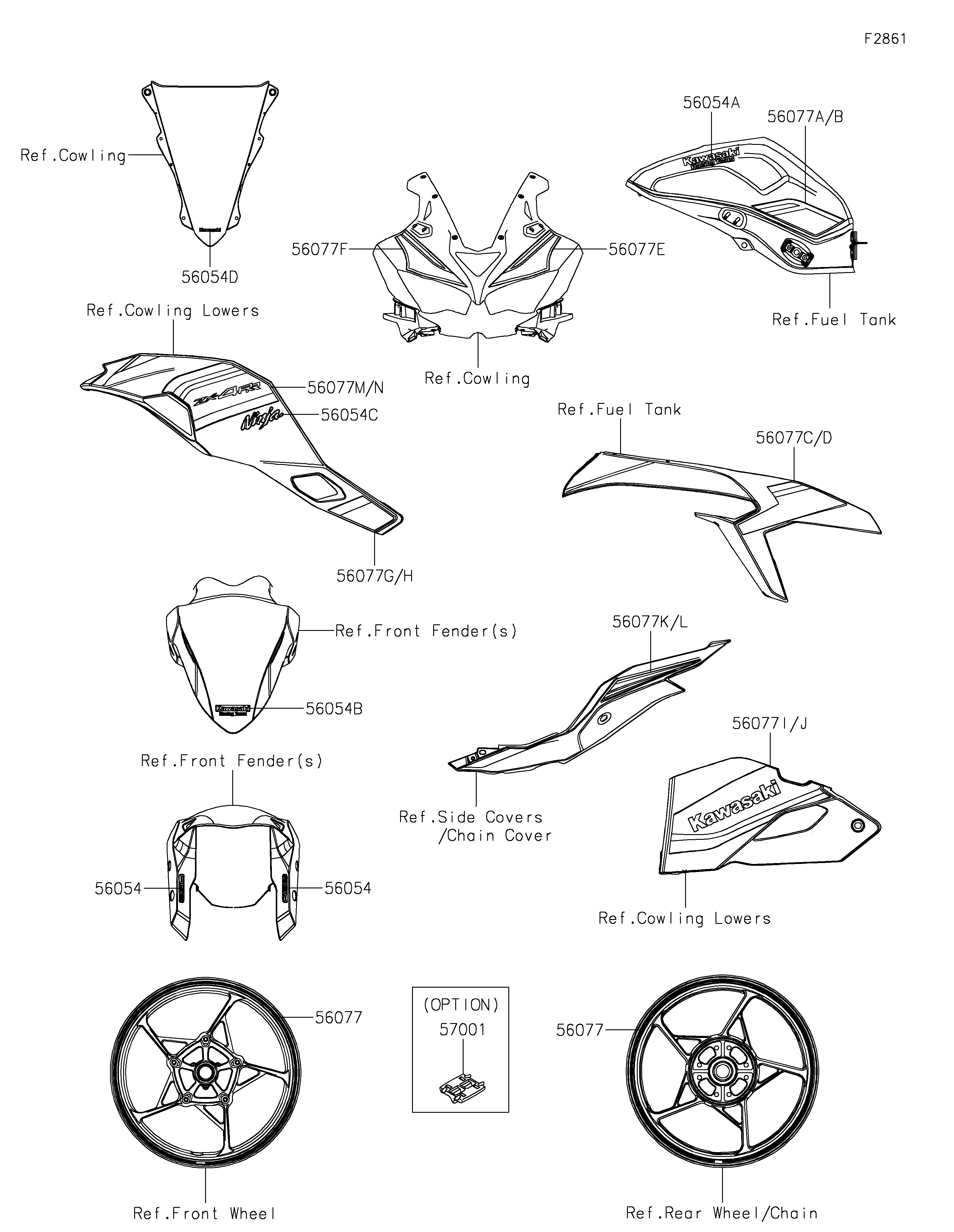 Decals(Green)(SSFAN/SSFAL) Sơ đồ tách chi tiết