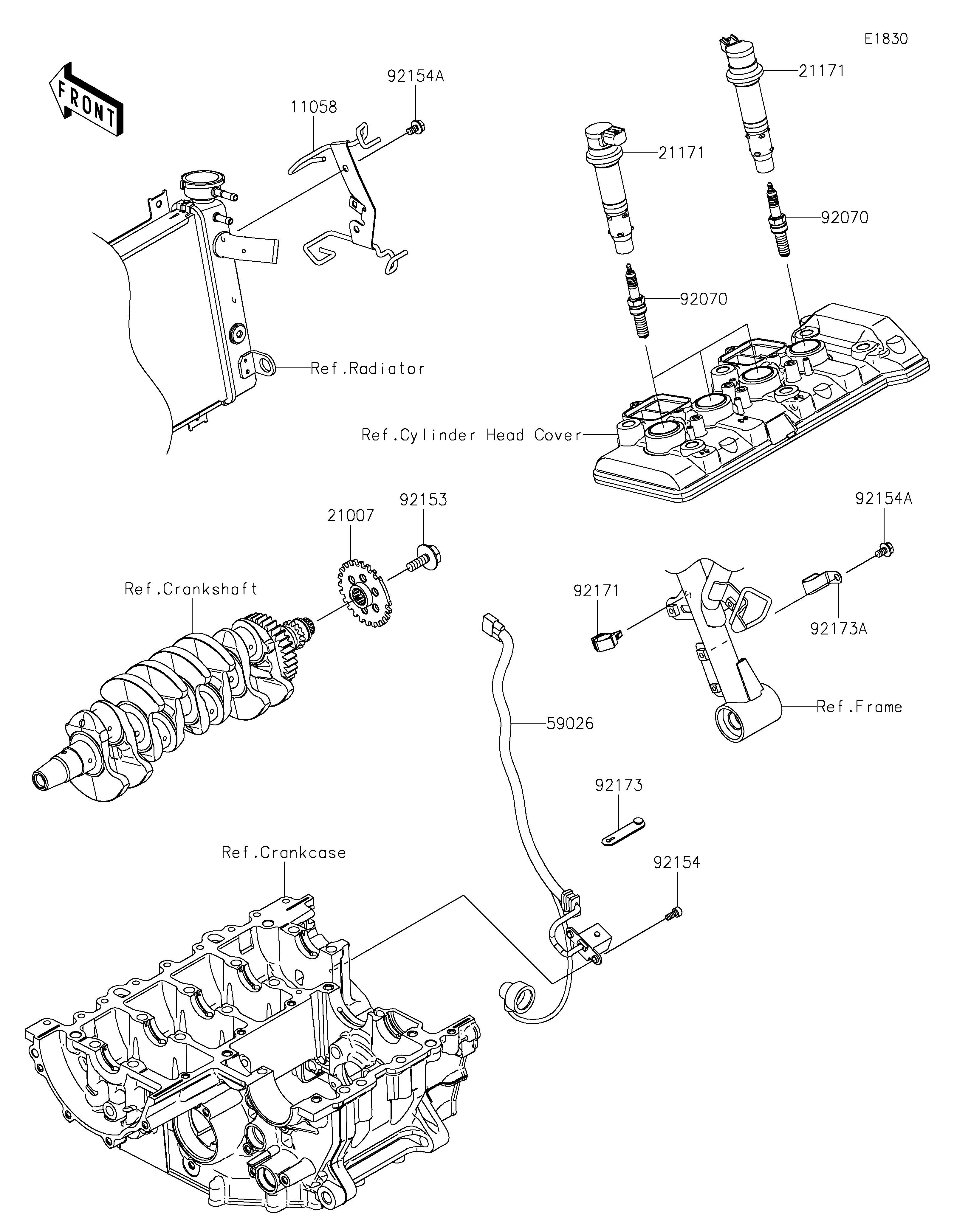 Ignition System Vistas explodidas