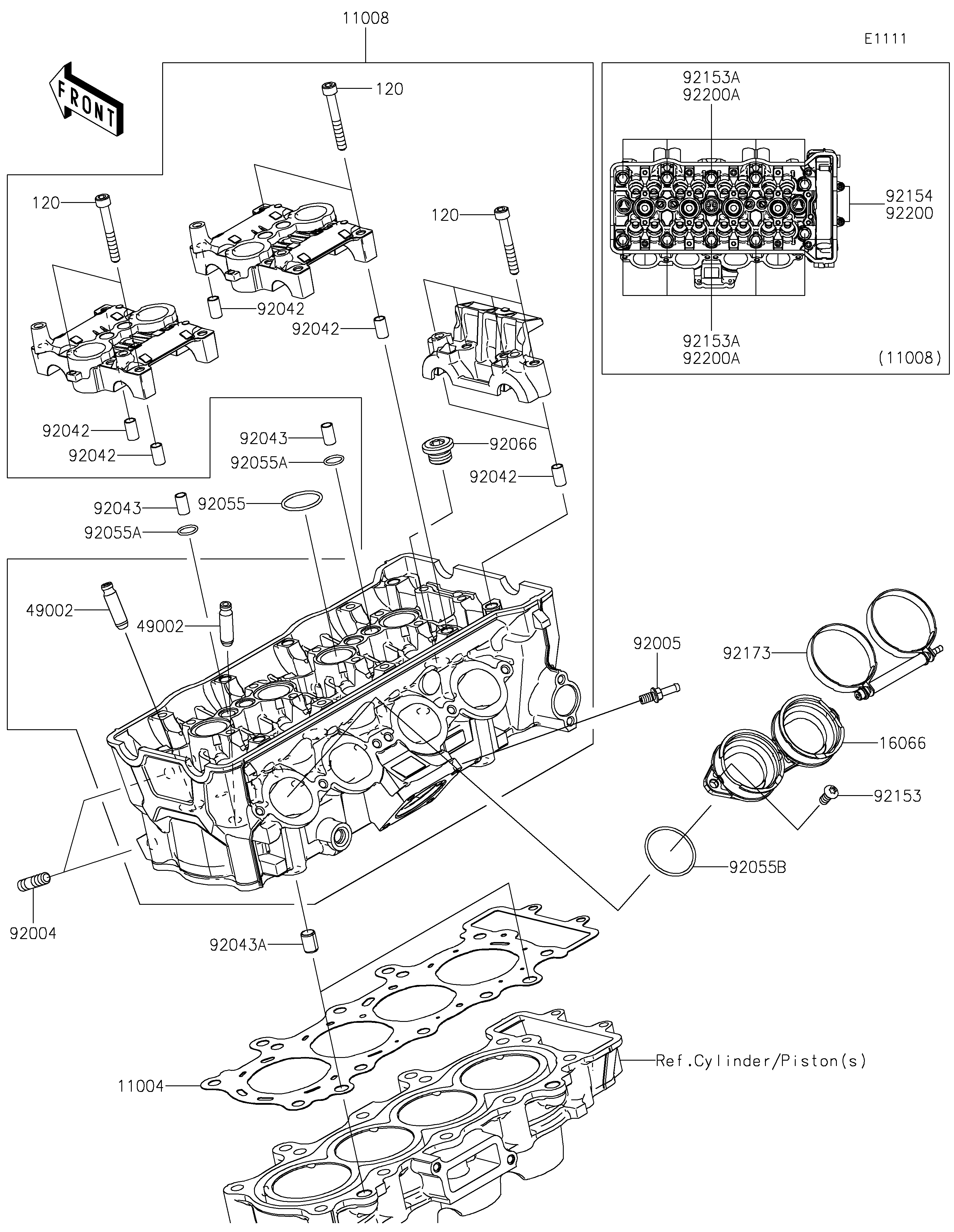 Cylinder Head 爆炸图