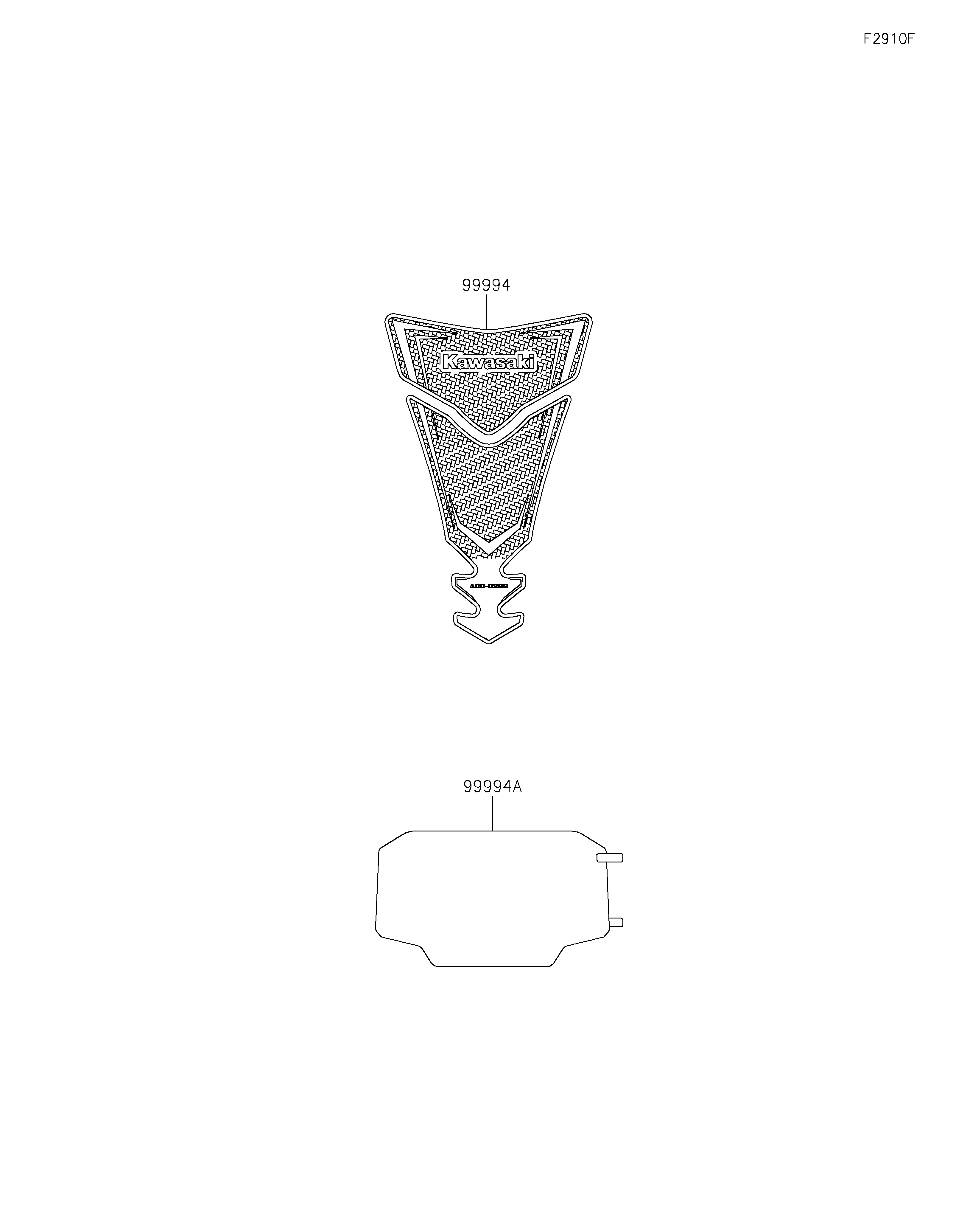 Accessory(Tank Pads and Meter Film) 爆炸图