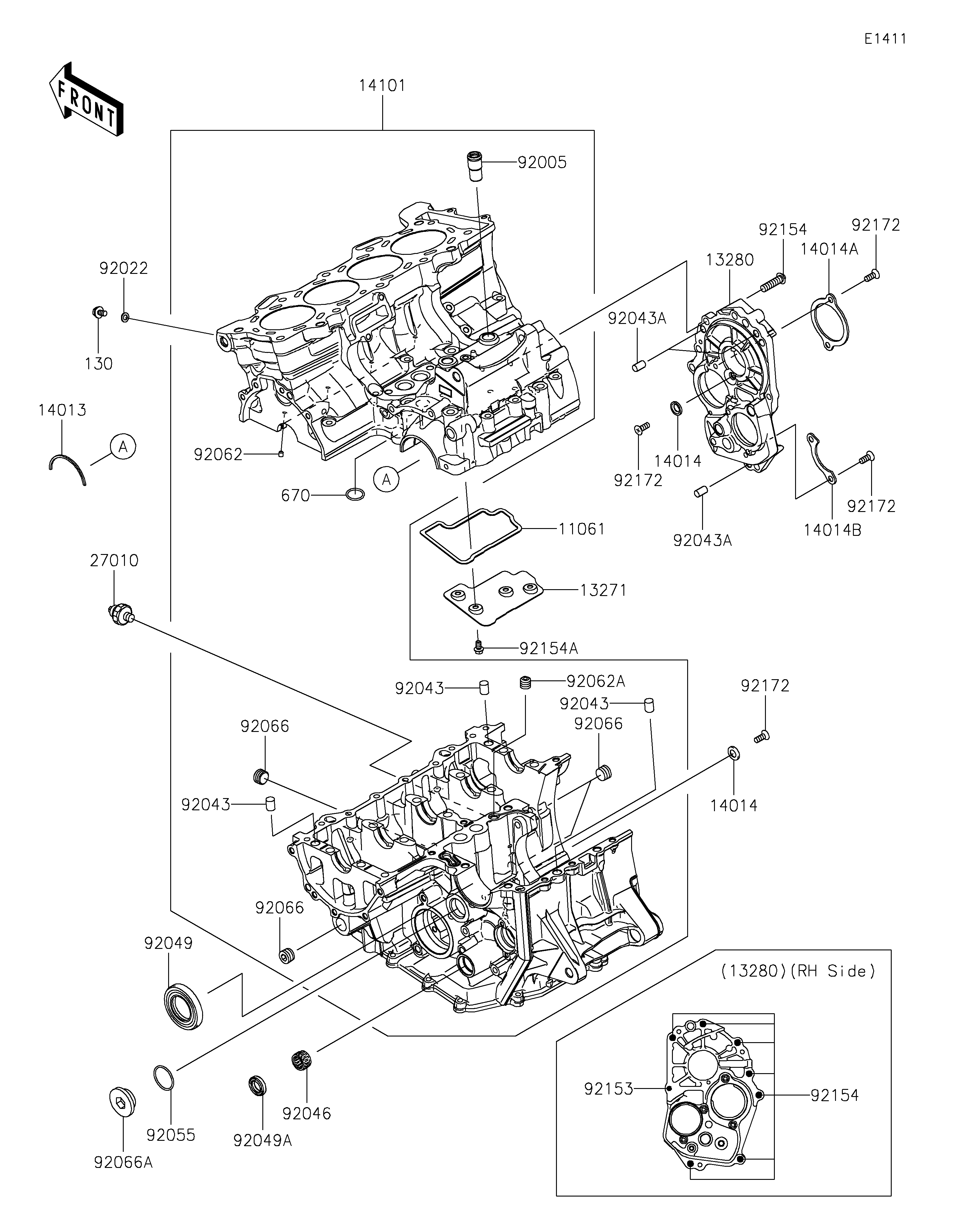 Crankcase Despieces