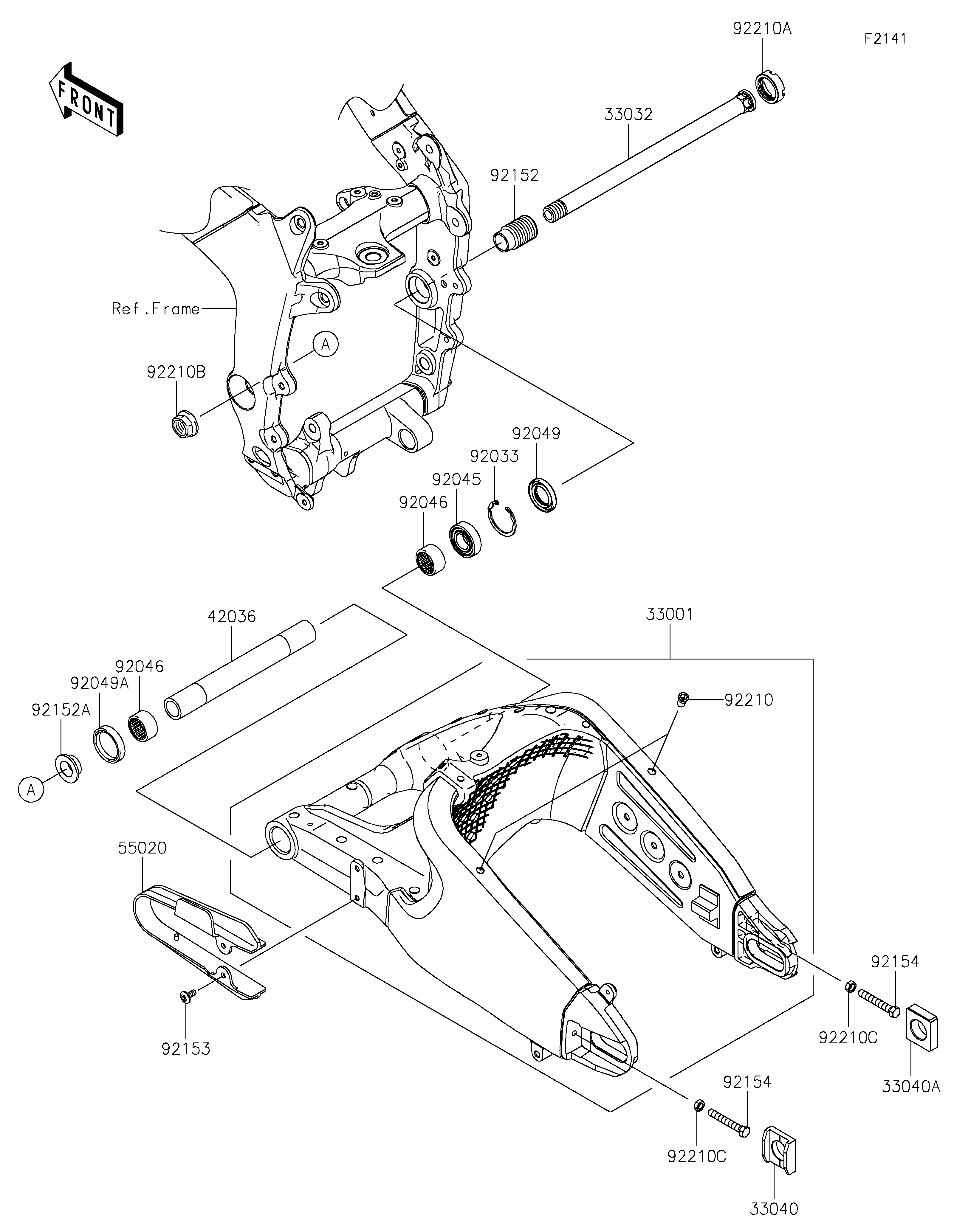 Swingarm 爆炸图