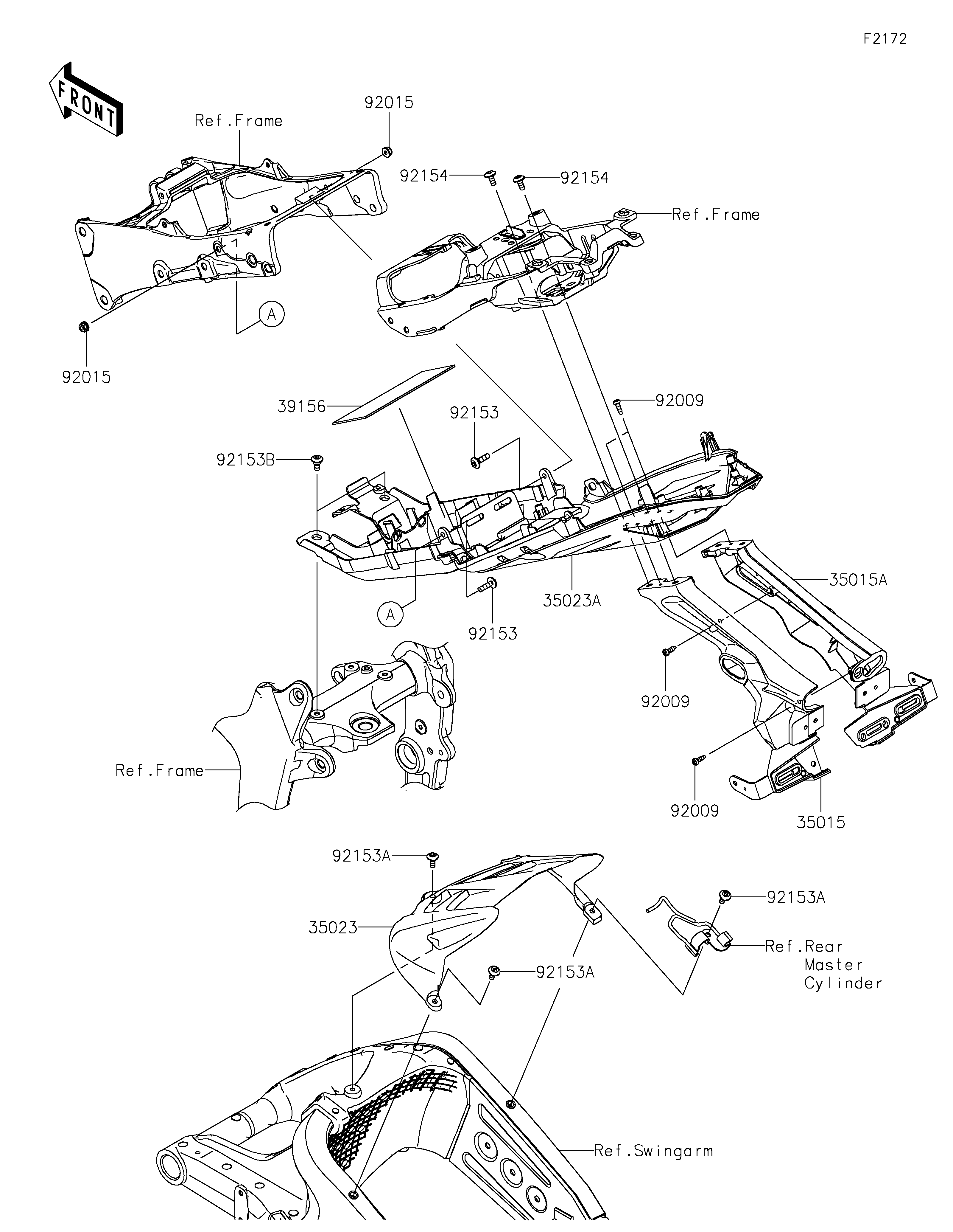 Rear Fender(s) ภาพแยกชิ้นส่วน